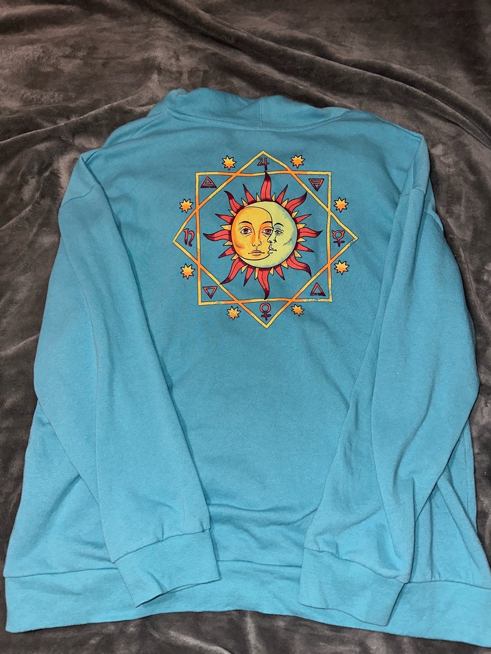 Mighty Fine Sun & Moon Zip Up Jacket